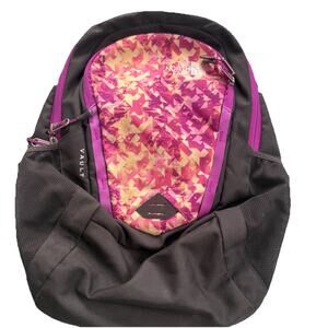 The North Face Vault Purple & Black Backpack Jester Geometric